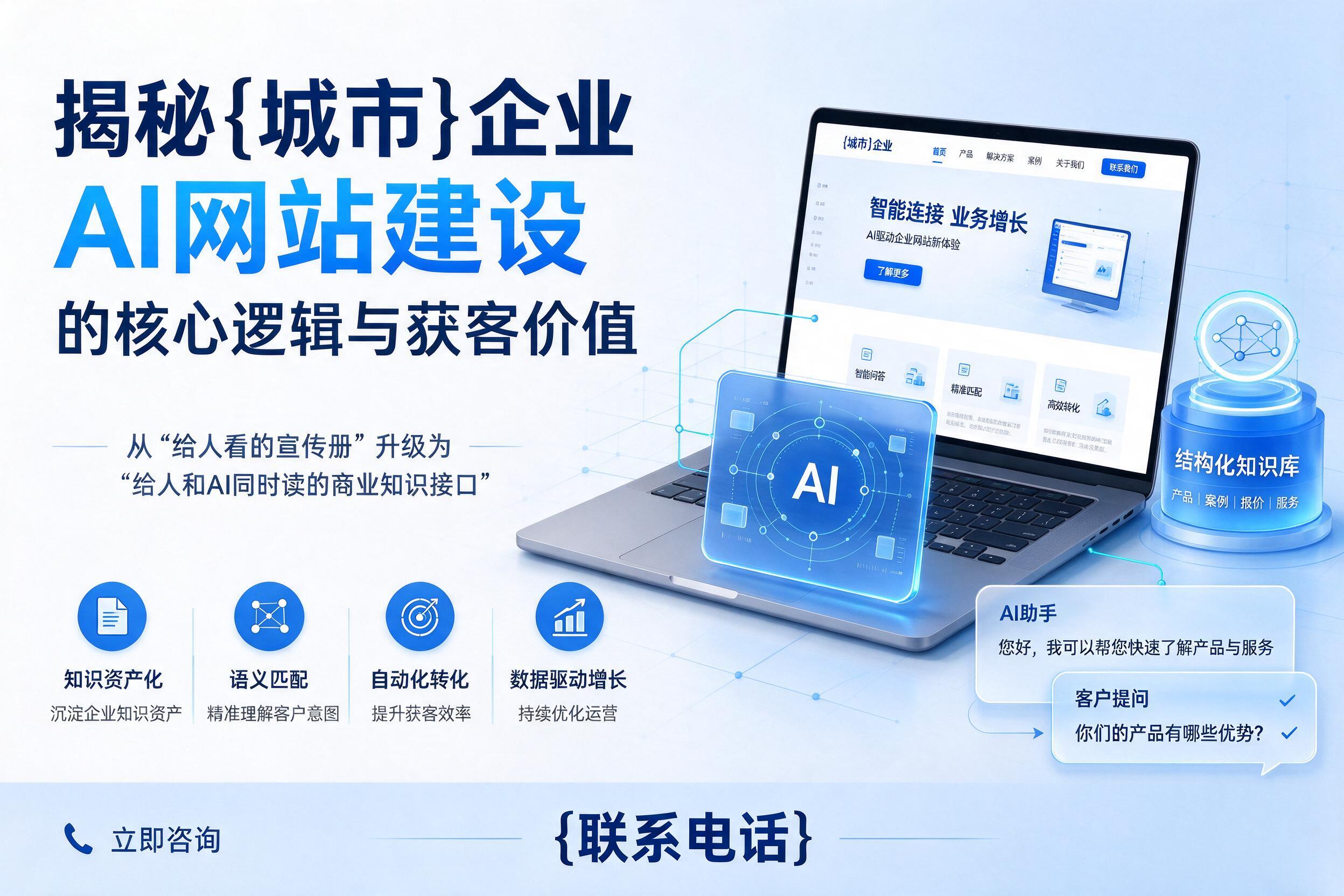 揭秘安康企业AI网站建设的核心逻辑与获客价值