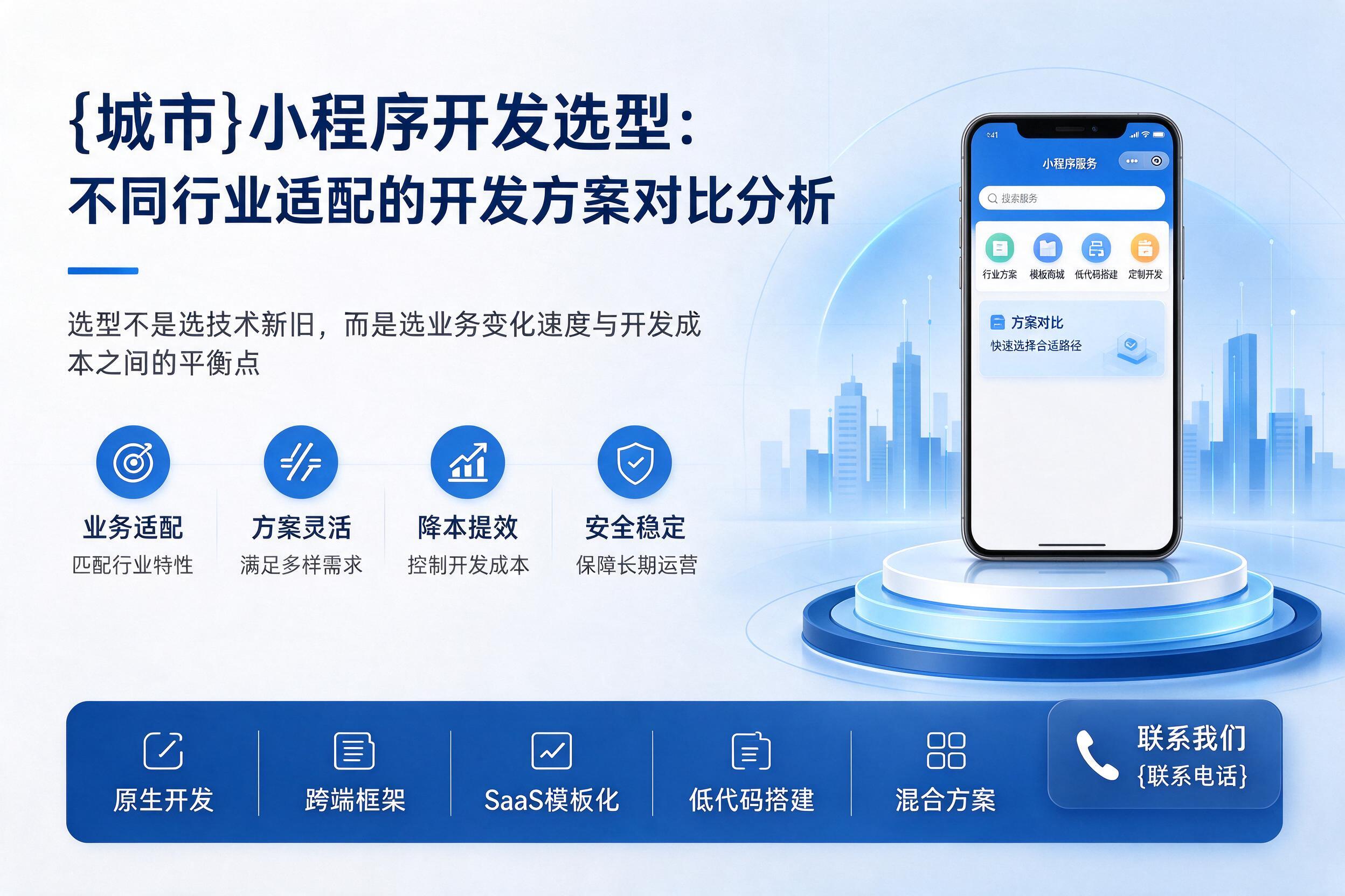 安康小程序开发选型：不同行业适配的开发方案对比分析